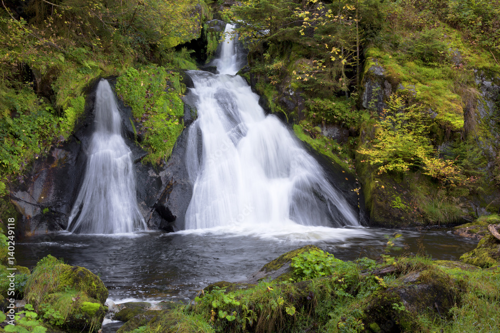 Fototapeta premium Waterfall, Triberg, Black Forest, Germany