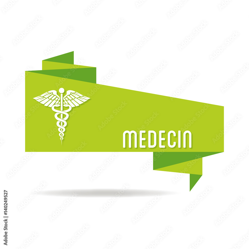Obraz premium Logo médecin. Médecine.