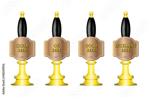 4 Beer Pumps