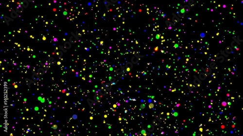 abstract 3d star burst galaxy particles flying seamless loopable space PNG+ALPHA animation background