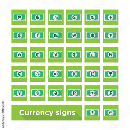 set icon currency symbol