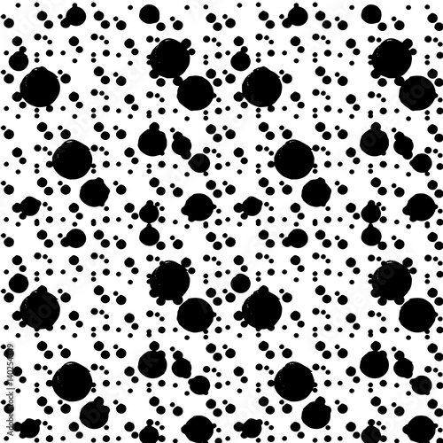 Simple round geometric shapes randomly scattered