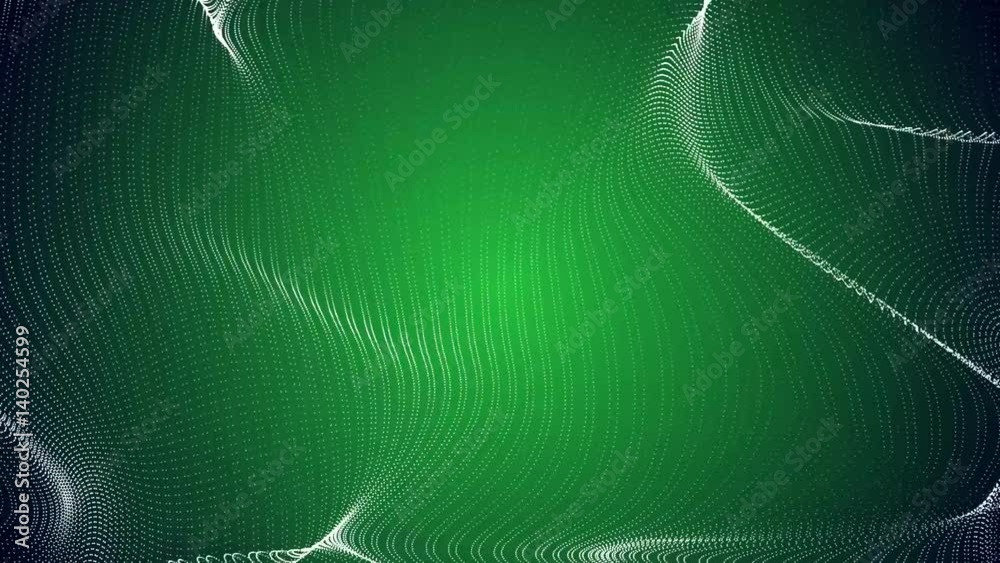 Looping animation, Point mesh moving background