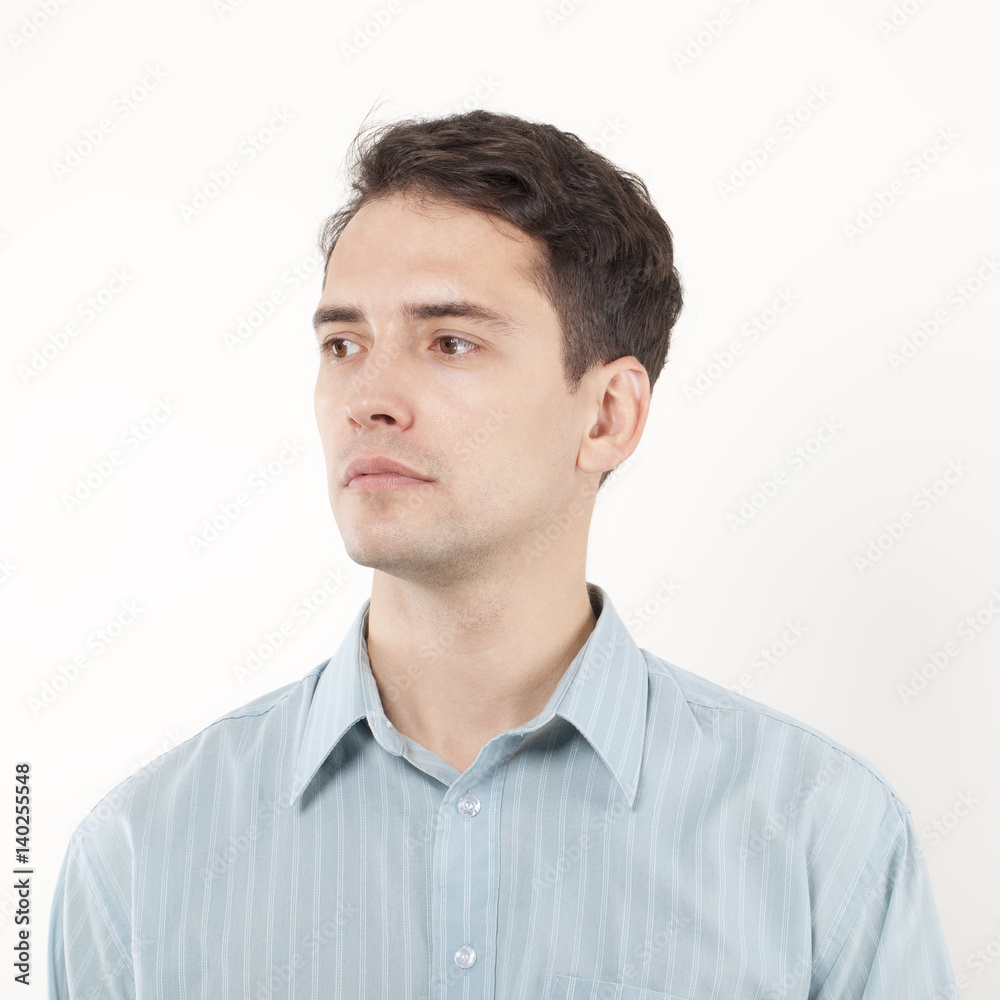 Obraz premium Zmartwiony biznesmen