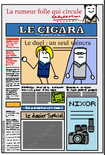Une de journal en France