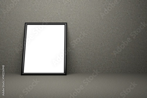 Blank painting - poster mockup