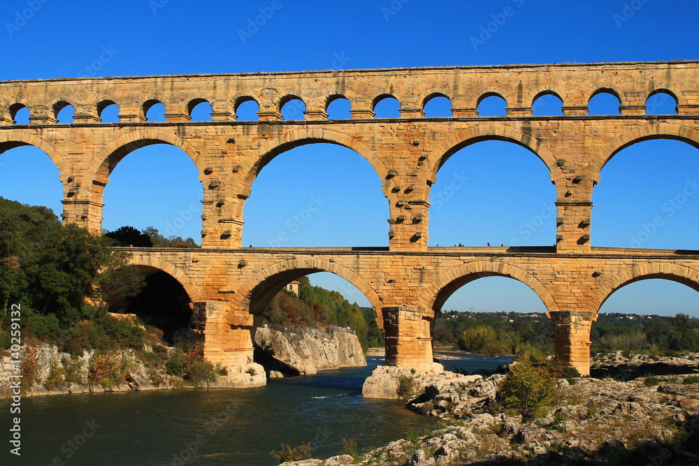 Le Pont du Gard en France