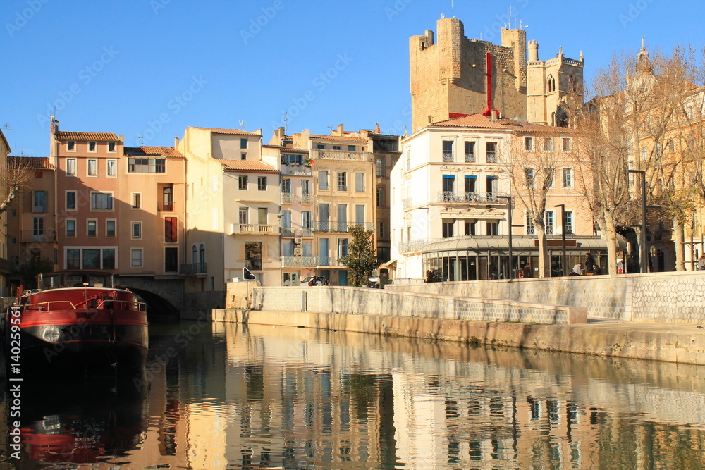 Canal de la Robine à Narbonne, France