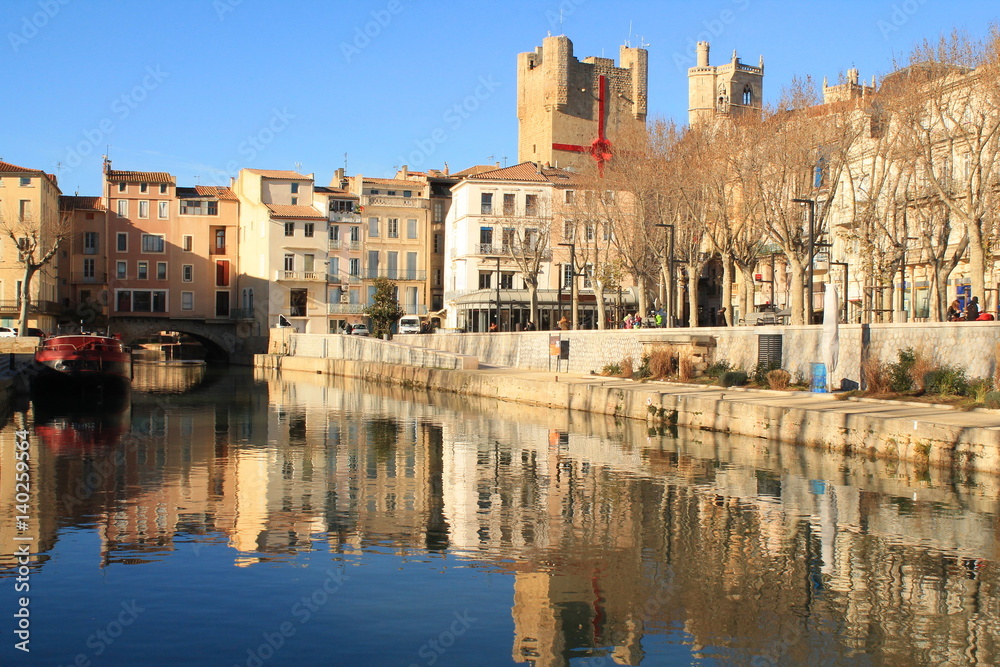 Canal de la Robine à Narbonne, France