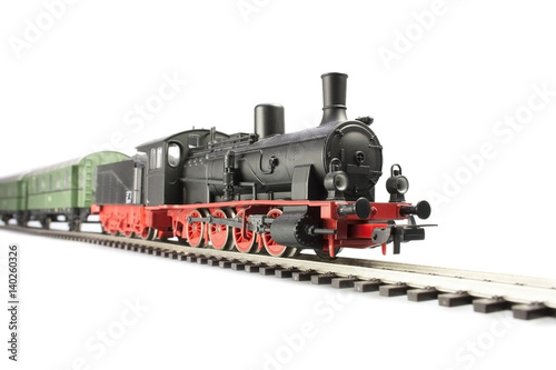 old steam loco model