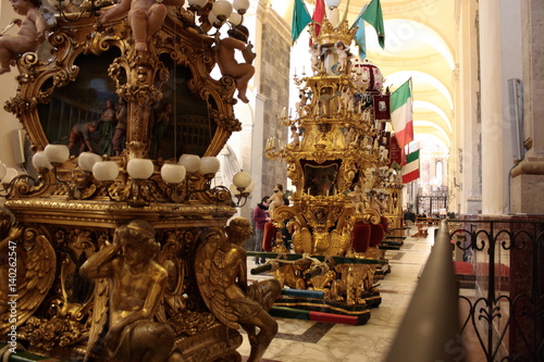 Candelore, duomo Catania, sant'Agata.