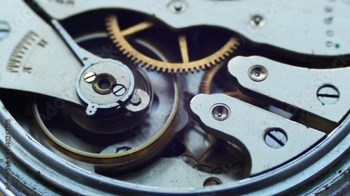 Wallpaper Mural Vintage Watch Gears Movement Macro Torontodigital.ca