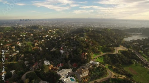Hollywood Sign Aerial Closeup 02
