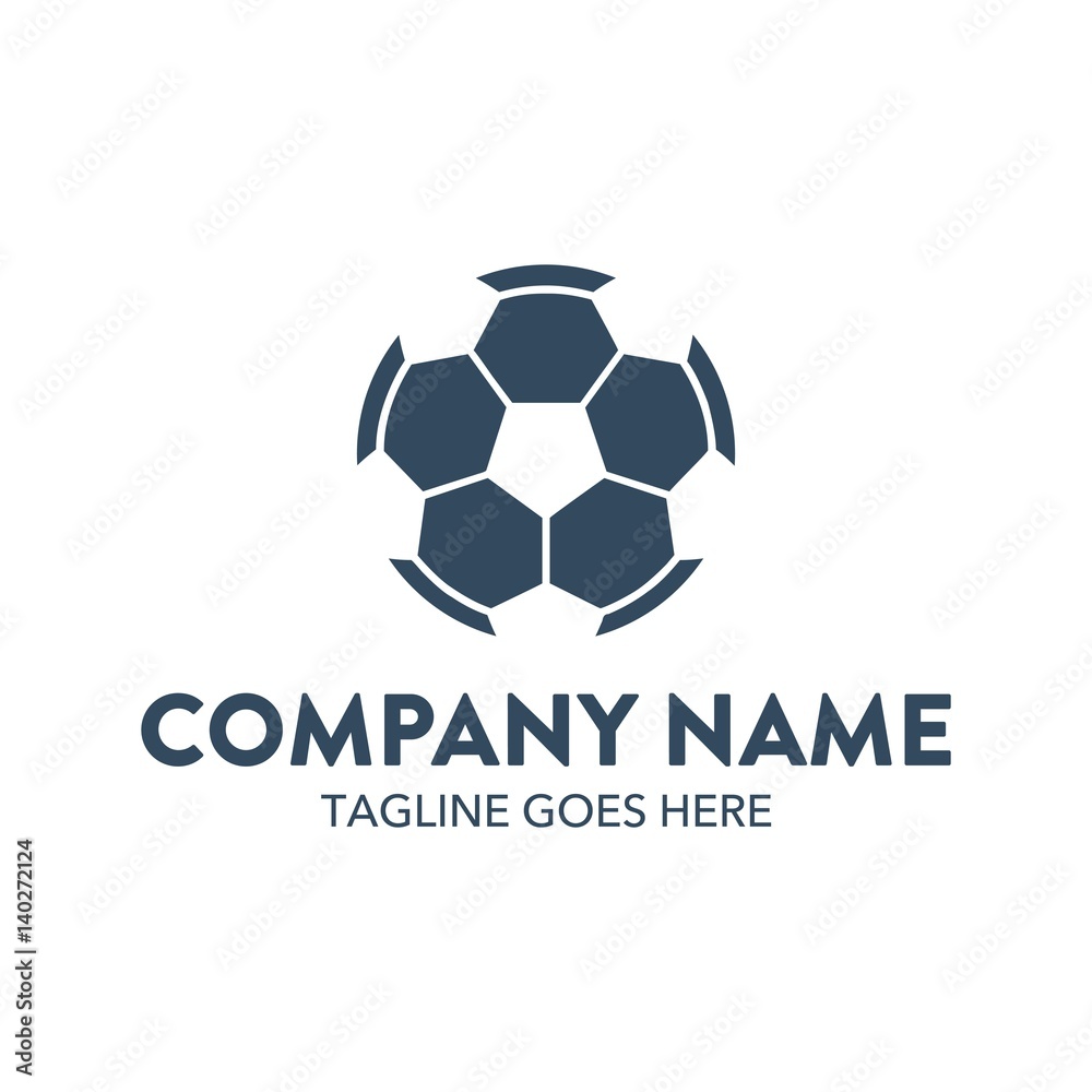 Fototapeta premium Soccer Unique Logo Template