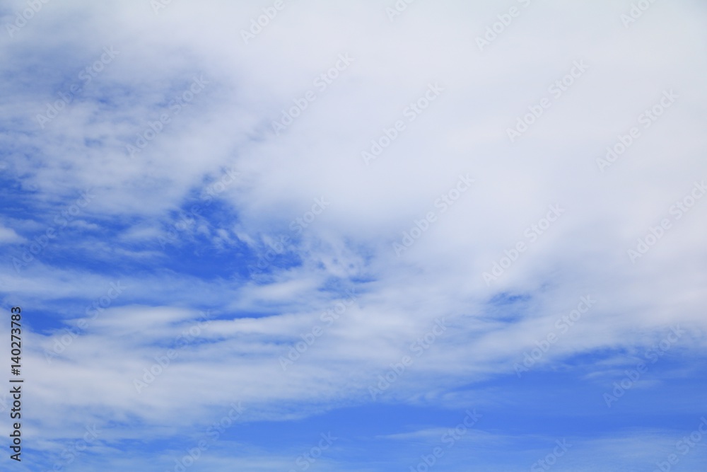 blue sky and cloud beautiful colorful in nature with copy space for add text