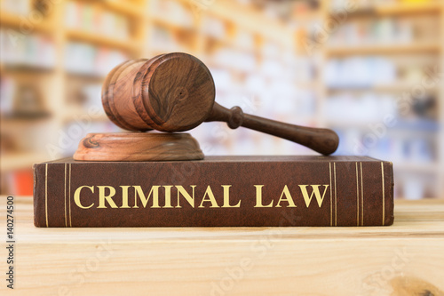 фотографія criminal legal study concept
