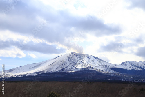 冬の浅間山