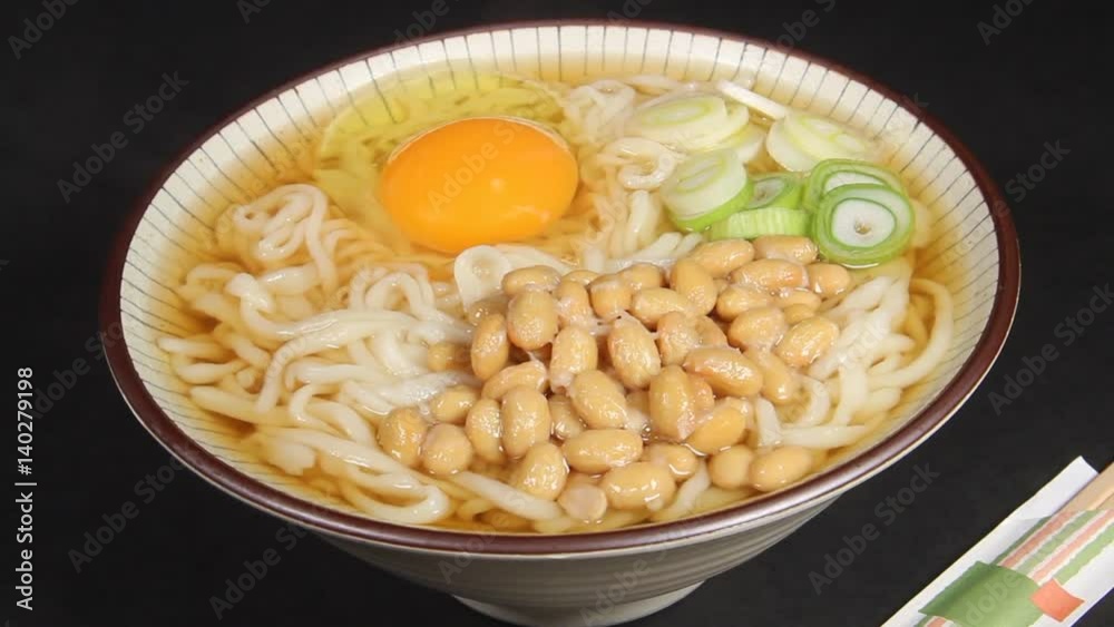 納豆うどん 納豆うどん