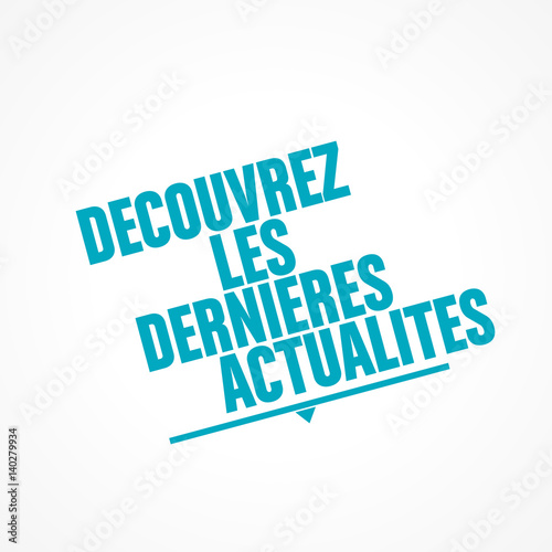 découvrez les dernières actualité