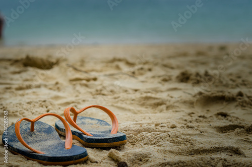 Beach slippers vintage