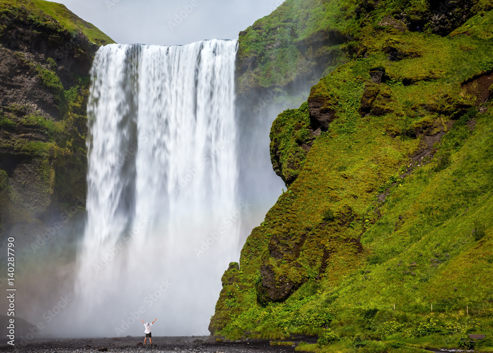 Obraz Skogafoss na Islandii