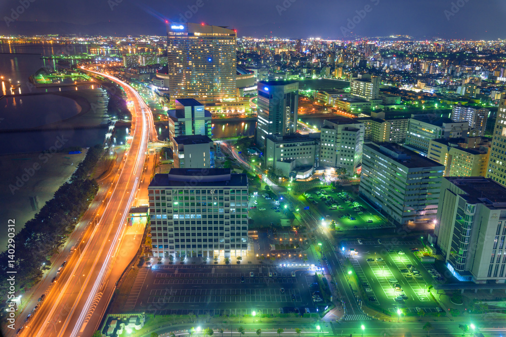 福岡市の夜景