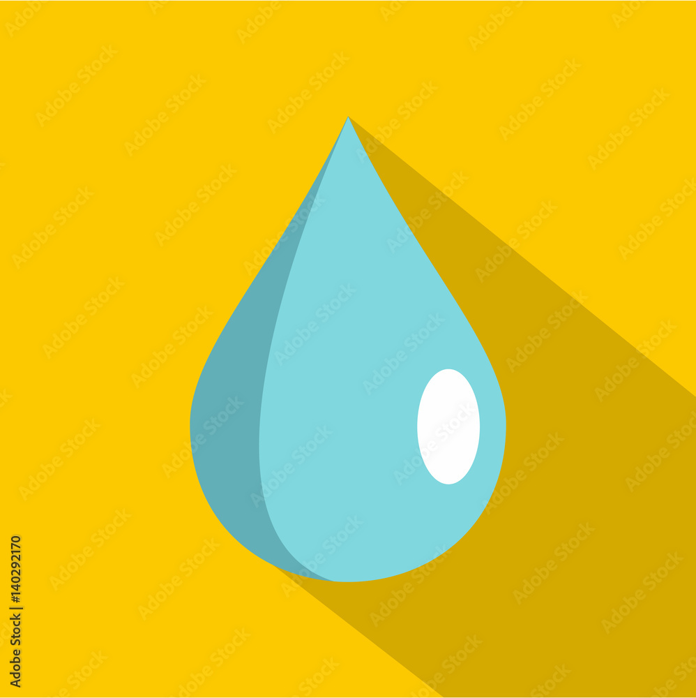 Drop icon, flat style Drop icon, flat style