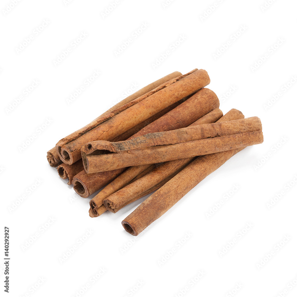cinnamon stick spice isolated on white background closeup cinnamon stick spice isolated on white background closeup