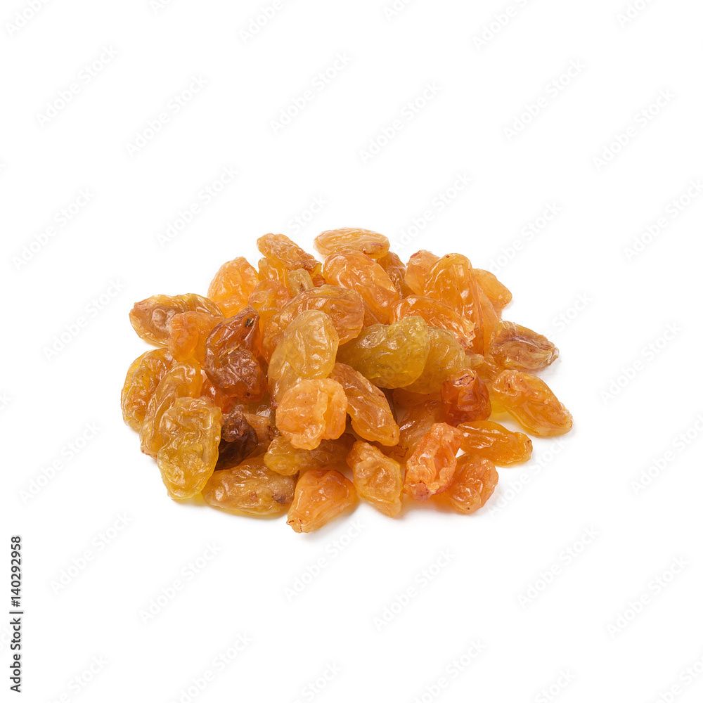 Raisins isolated on white background Raisins isolated on white background