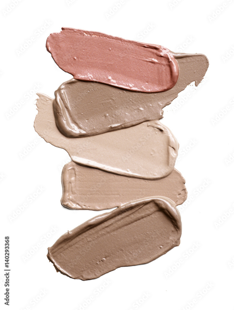 smear paint of cosmetic and beauty products smear paint of cosmetic and beauty products