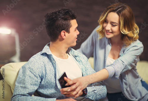 Fotografie Couple has a problem