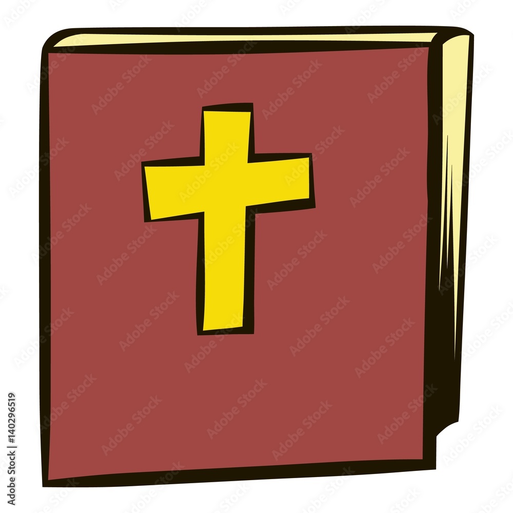 Obraz premium Bible icon cartoon