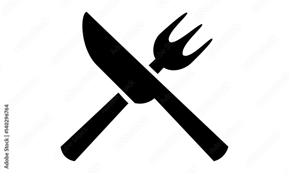 Pictogram - Cutlery, Knife, Fork - Object, Icon, Symbol Pictogram - Cutlery, Knife, Fork - Object, Icon, Symbol