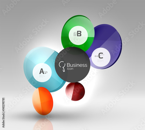 Circle geometric abstract background Free Download Circle geometric abstract background - GFXLoad