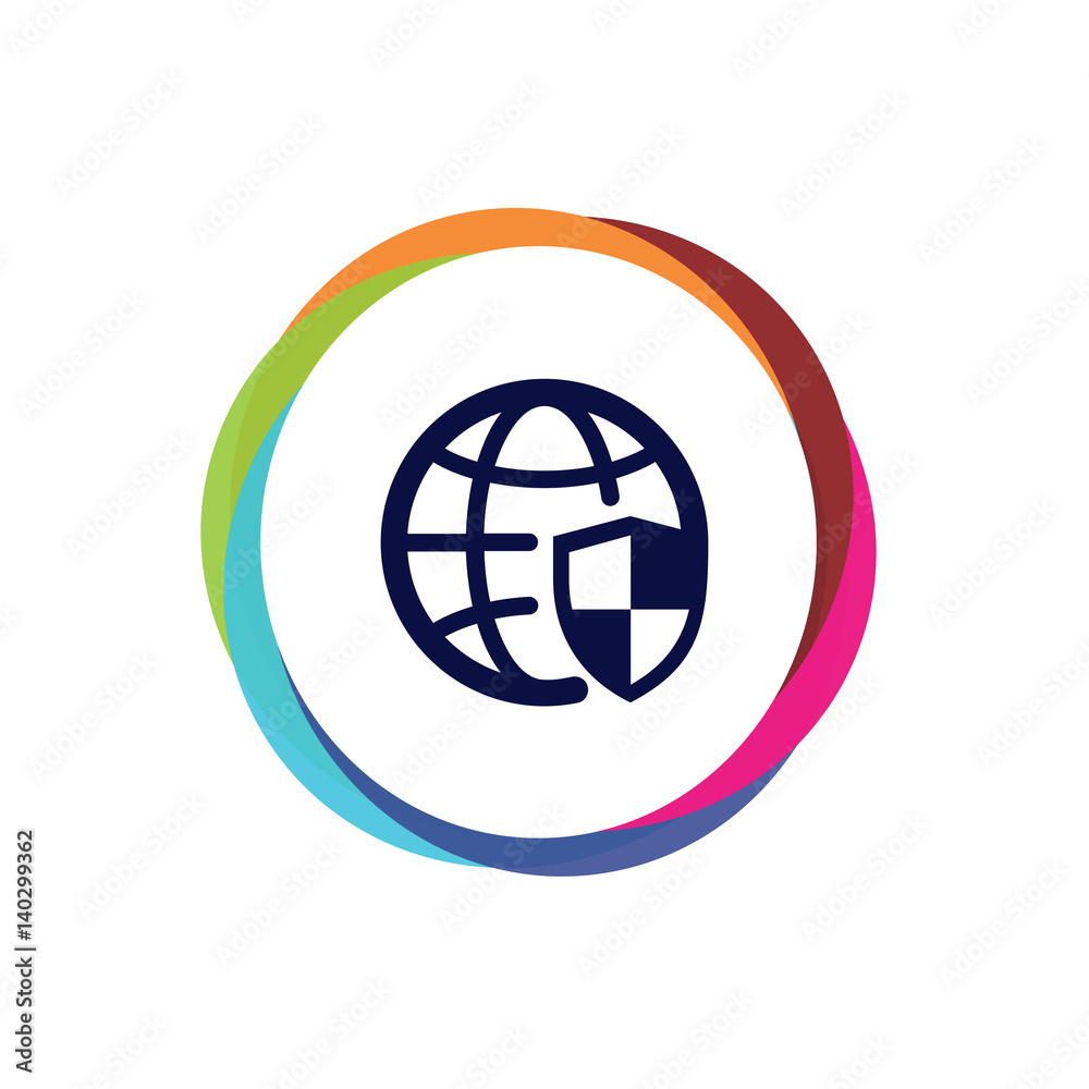 Abstract Multicolor App Button Abstract Multicolor App Button