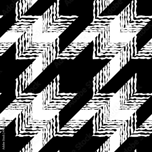 Seamless Hounds-tooth pattern
