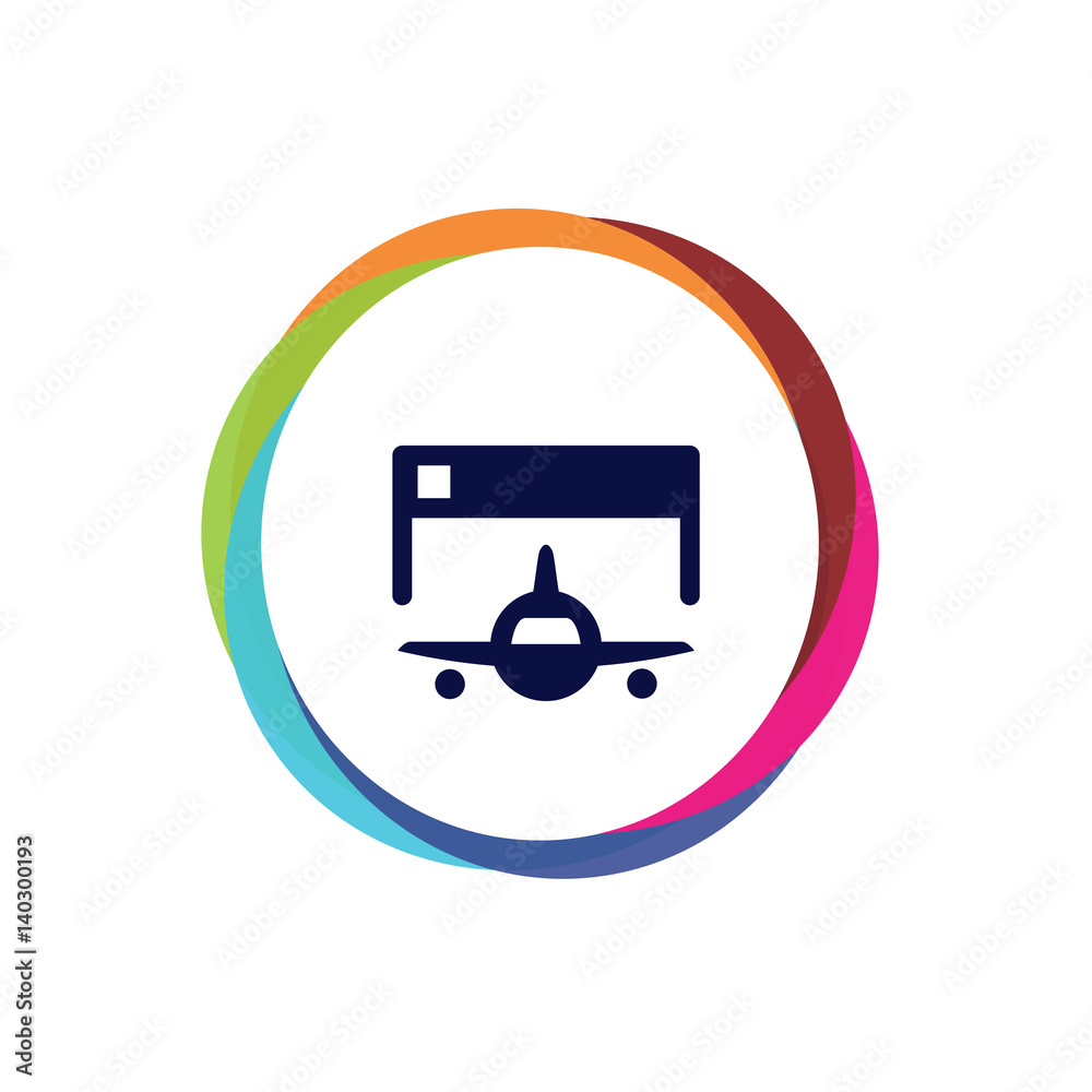 Abstract Multicolor App Button Abstract Multicolor App Button