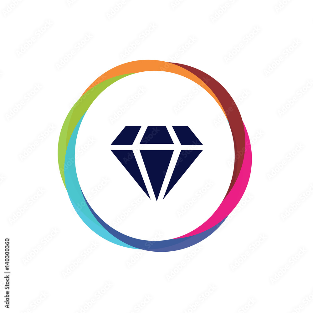 Abstract  Multicolor  App  Button