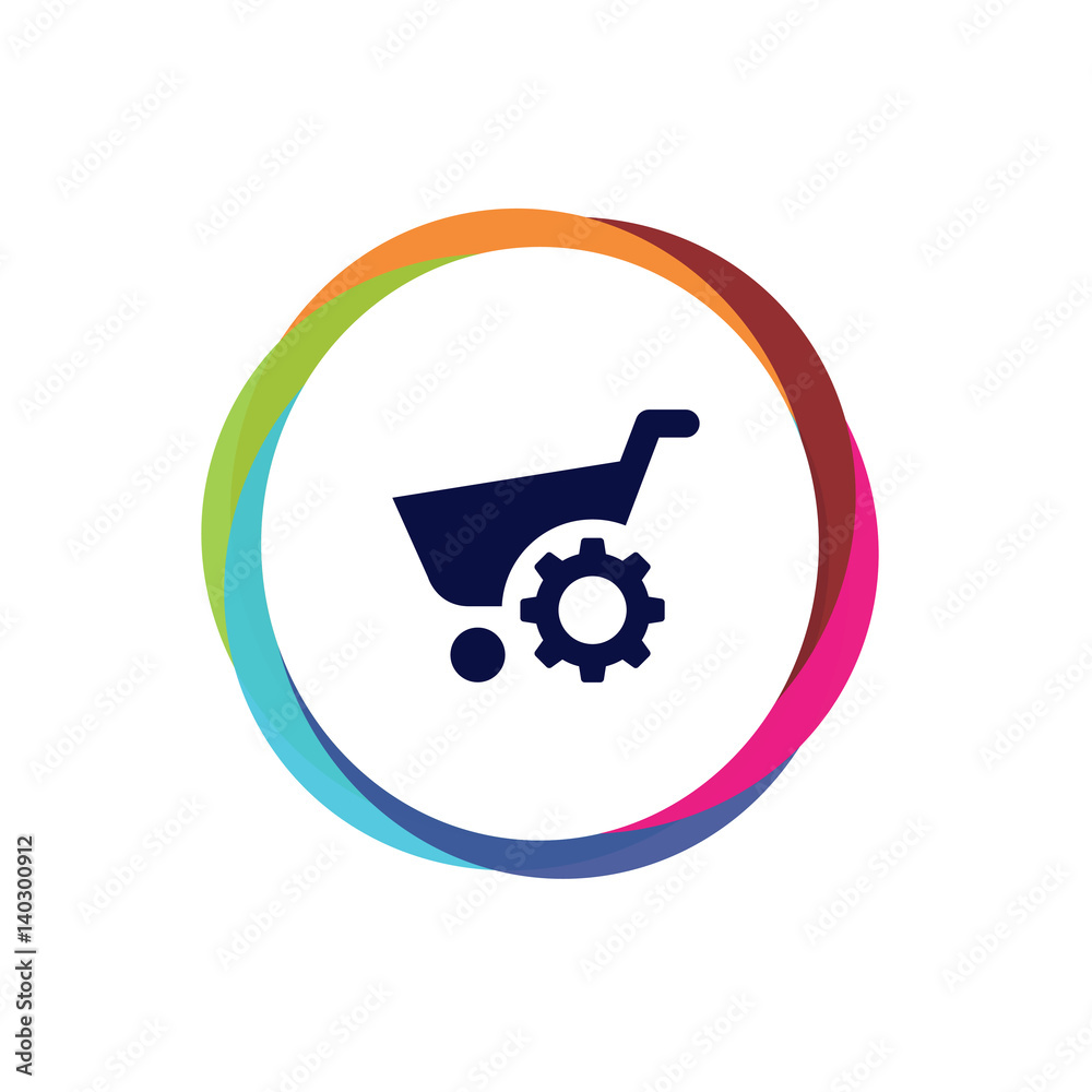 Abstract Multicolor App Button Abstract Multicolor App Button