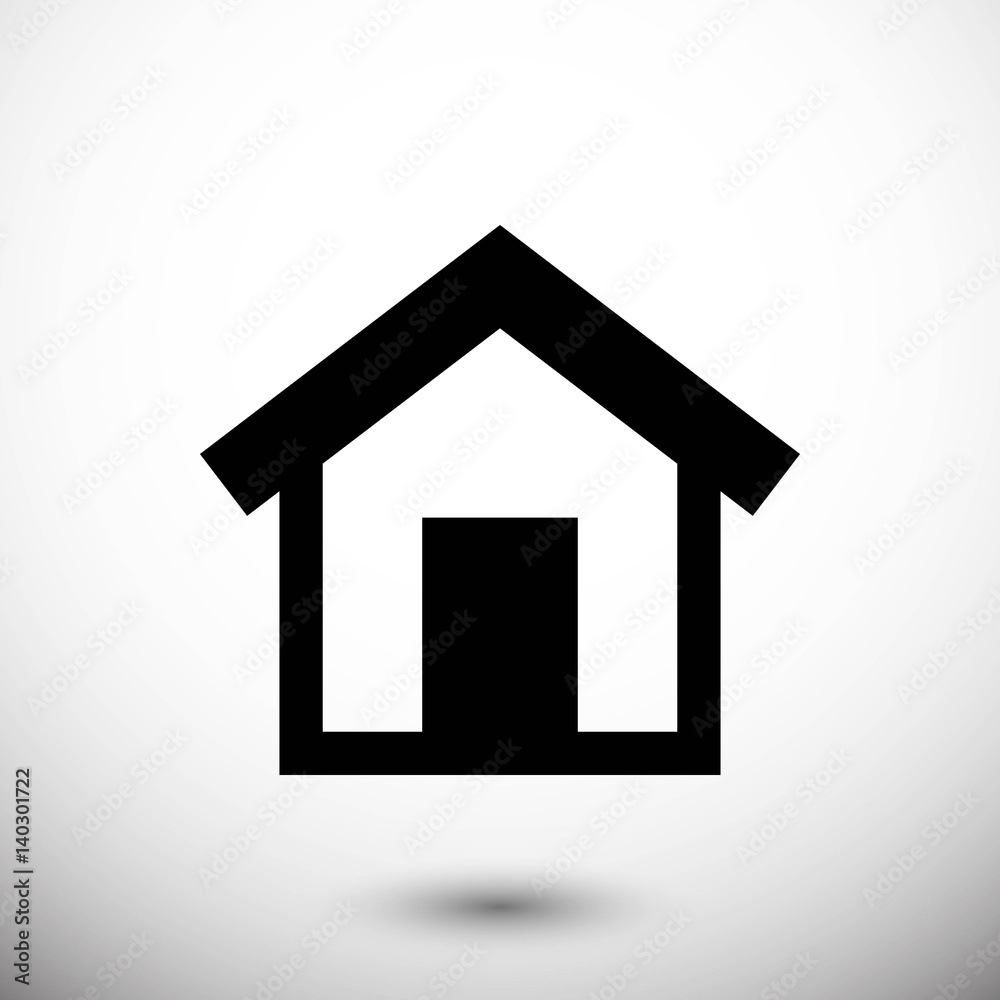 home icon stock vector illustration flat design home icon stock vector illustration flat design