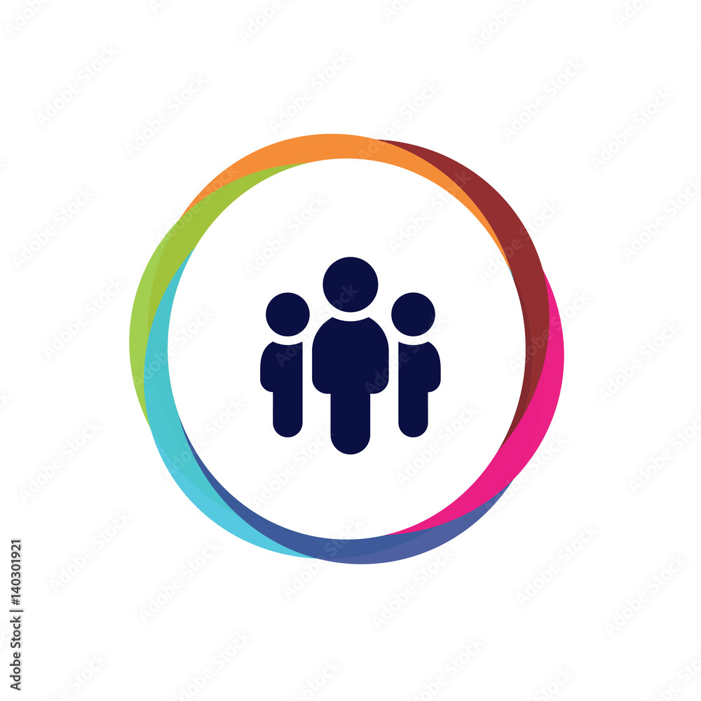 Abstract  Multicolor  App  Button