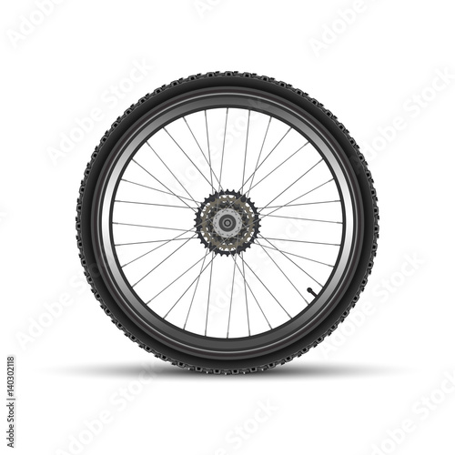 Rear wheel of bik