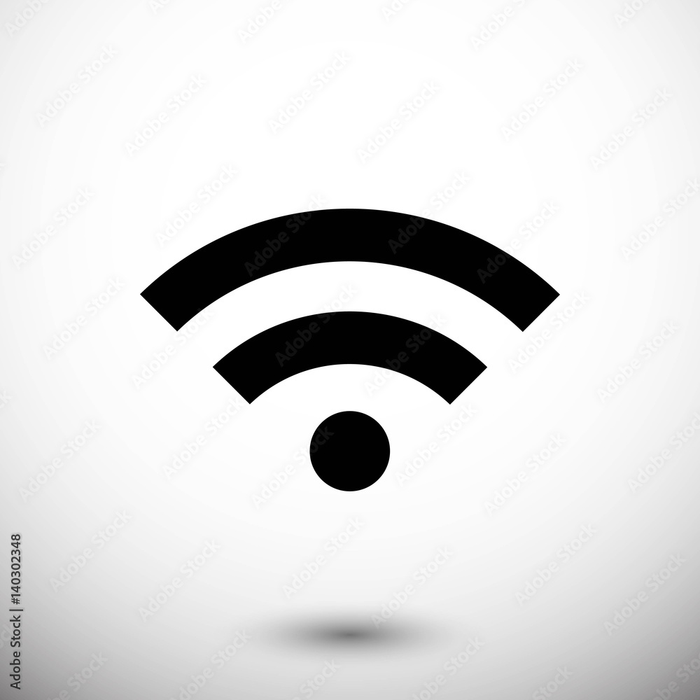 wifi icon stock vector illustration flat design wifi icon stock vector illustration flat design