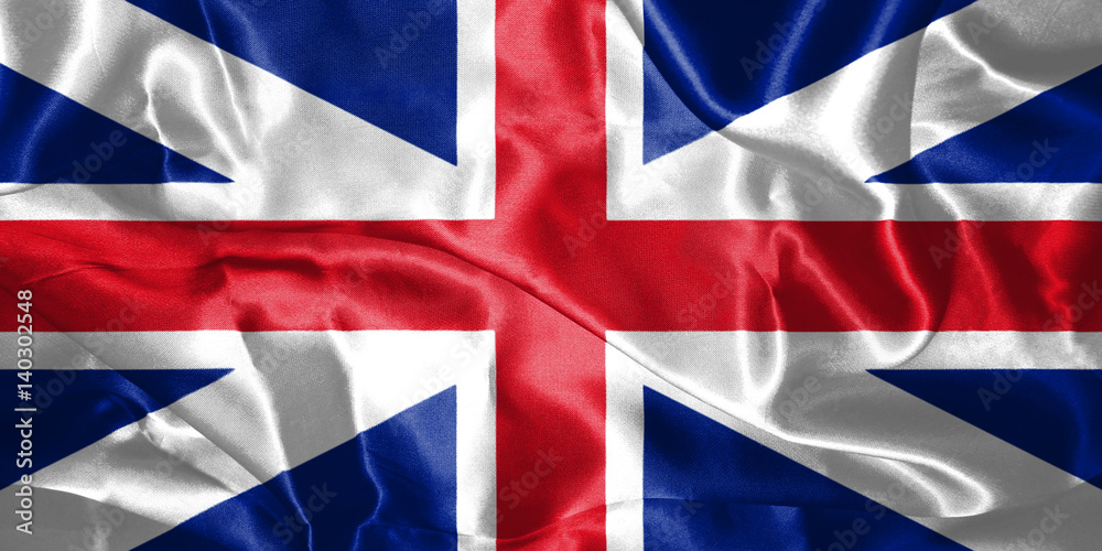 Great Britain Flag King's Colours. Civil and State Ensign 3D illustration Great Britain Flag King's Colours. Civil and State Ensign 3D illustration