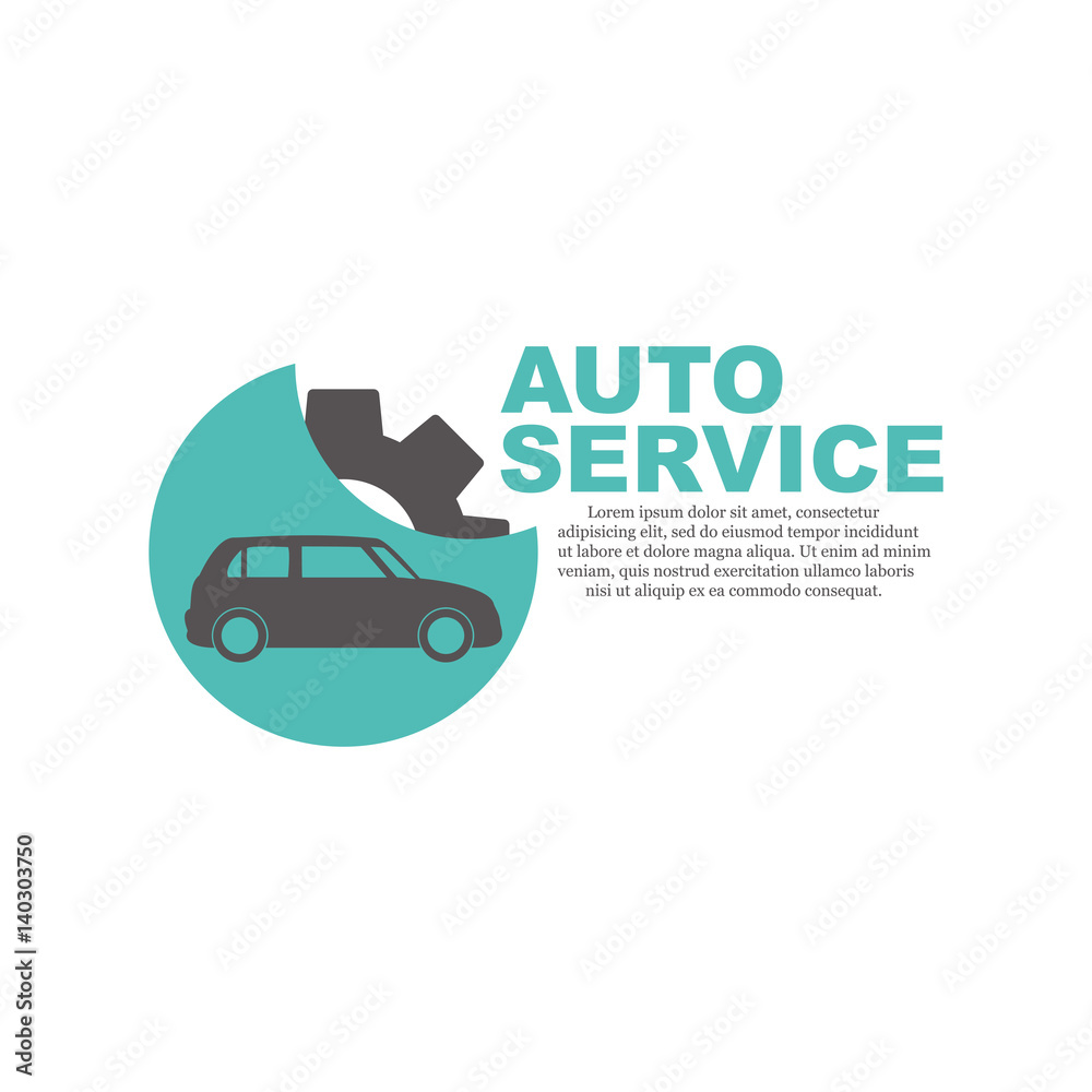 Template logo for Car maintenance.