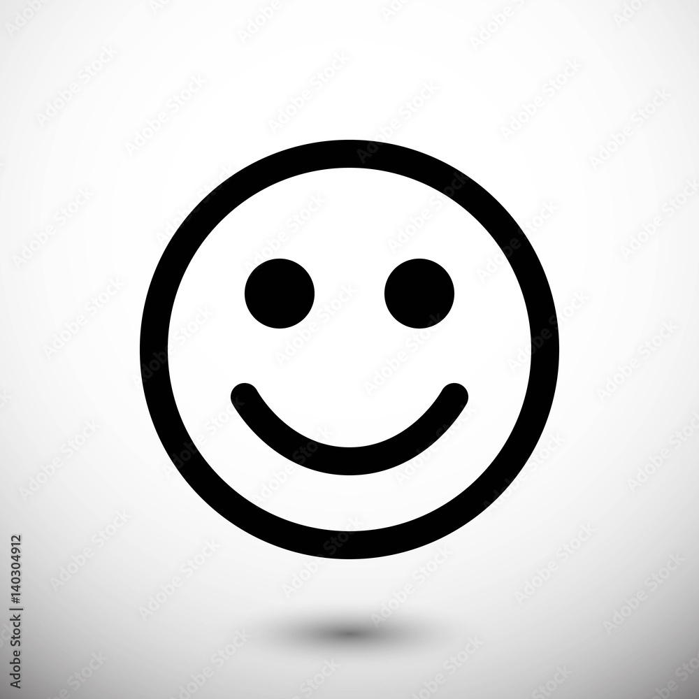 Smile icon stock vector illustration flat design Smile icon stock vector illustration flat design