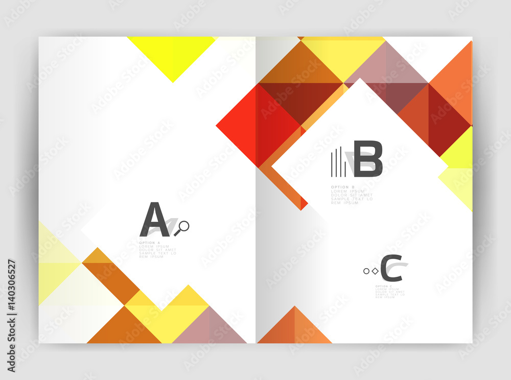 Square annual report brochure a4 print template Square annual report brochure a4 print template