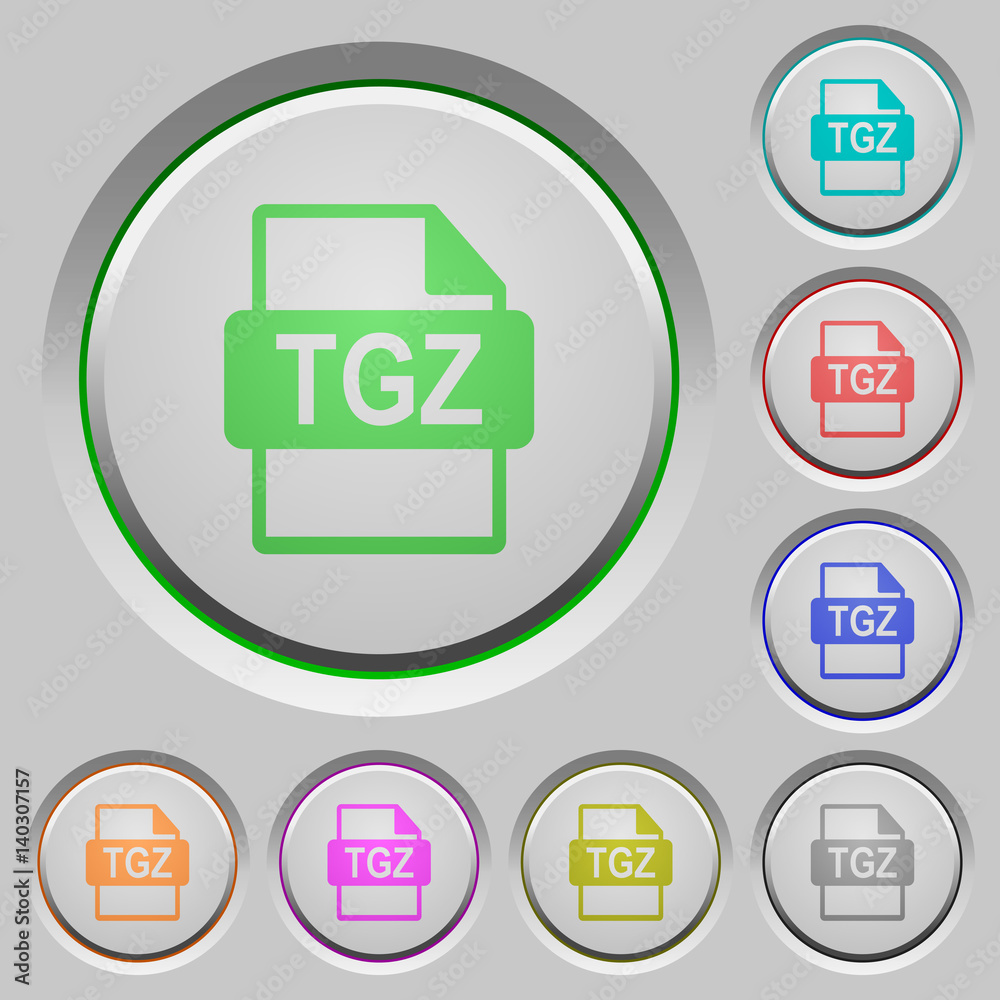 TGZ file format push buttons TGZ file format push buttons
