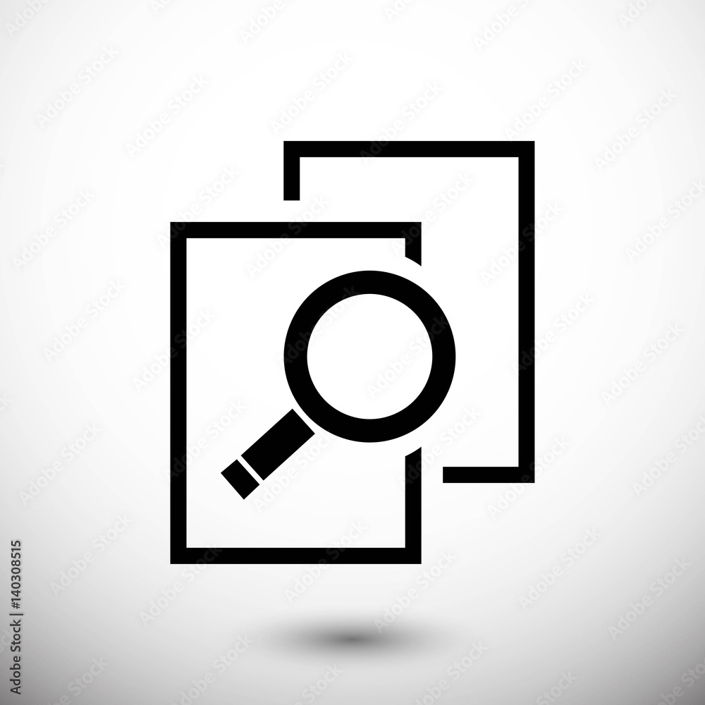 search icon stock vector illustration flat design search icon stock vector illustration flat design