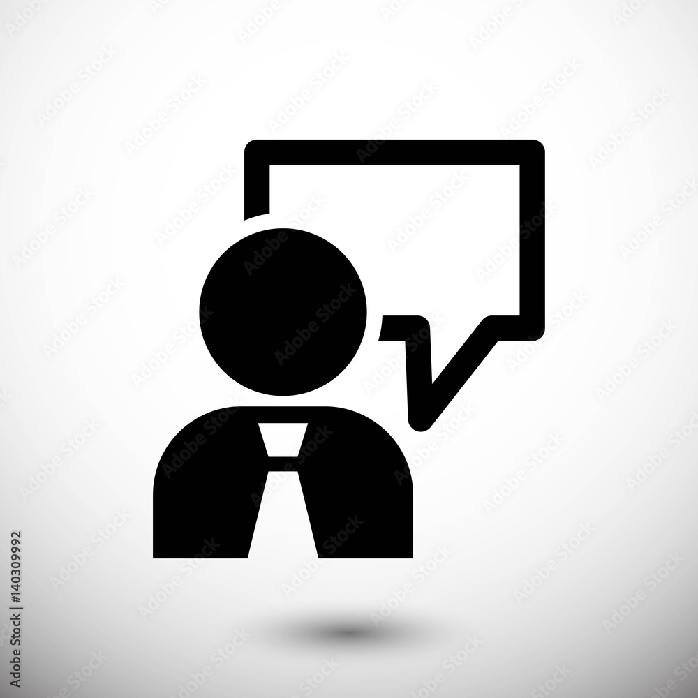 speaking of people, the chat icon stock vector illustration speaking of people, the chat icon stock vector illustration